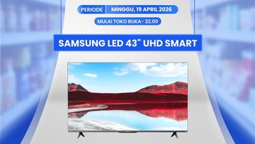 Beli TV 43 Inch di Transmart Full Day Sale Diskon Rp 1,3 Jutaan